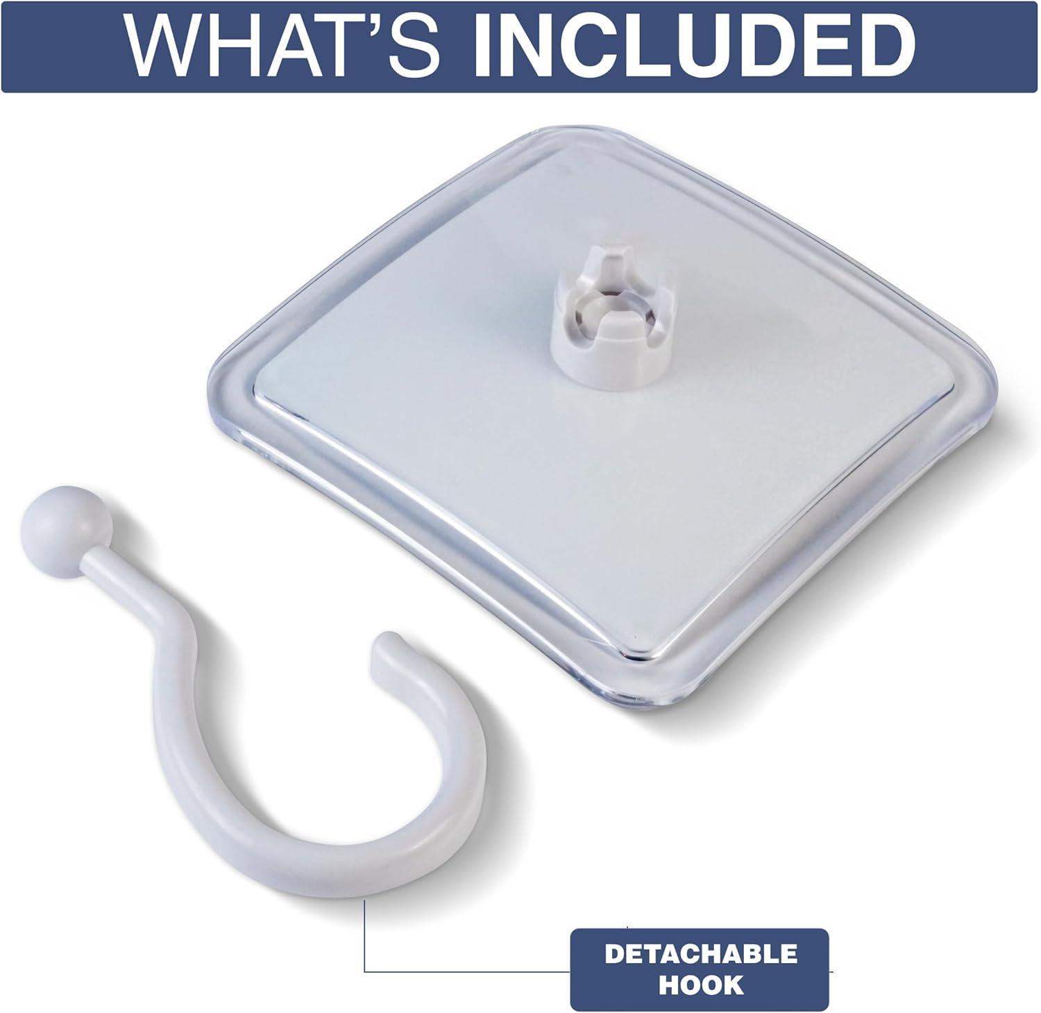 MIRRORVANA MIRRORVANA Hangable Fogless Shower Mirror for Shaving with 360 Swivel Hook for Hanging - Anti Fog and Shatterproof 6.3\" x 6.3\" Surface