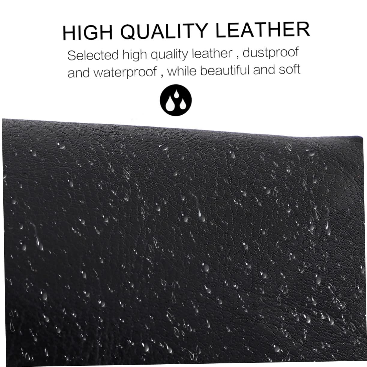 SOESFOUFU SOESFOUFU Leather Makeup Case Mirror Portable Travel Lipstick Pounch Holder for Women