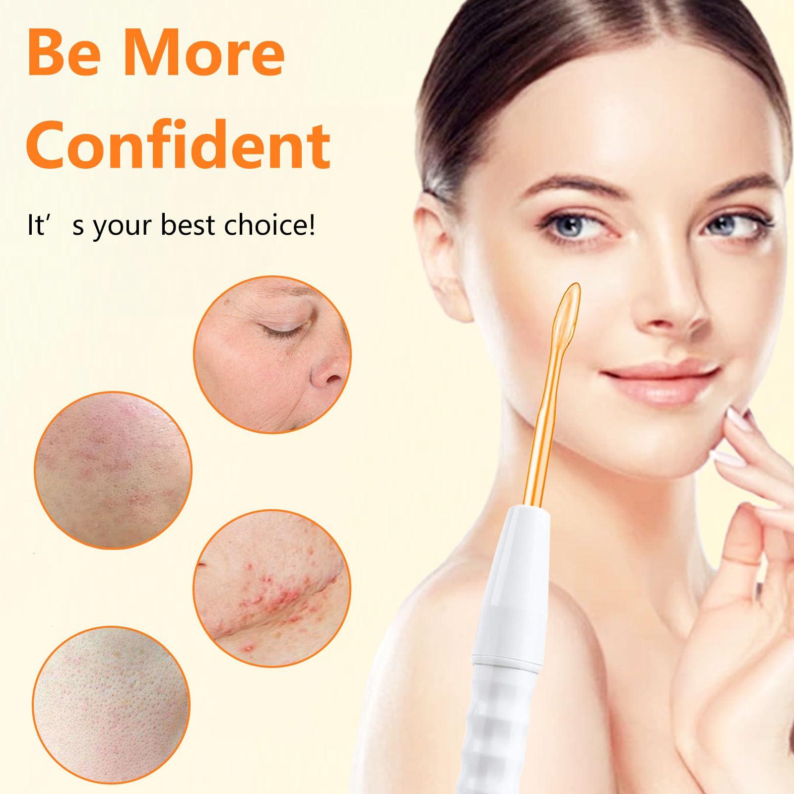 LiQiAMEi High F Rrequency Facial Wand for Face Care, Multi-Function Face Device Machine