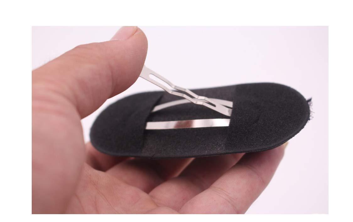 ericotry Ericotry 10PCS Black Sponge Foam Bump Up Hair Clips, Volumizing Hair Inserts, Magic Hair Barrettes, Volume Makers and Hair Pads for Women Girls