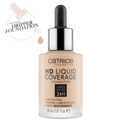 Catrice Catrice | HD Liquid Coverage Foundation | High & Natural Coverage | Vegan & Cruelty Free (010 | Light Beige)