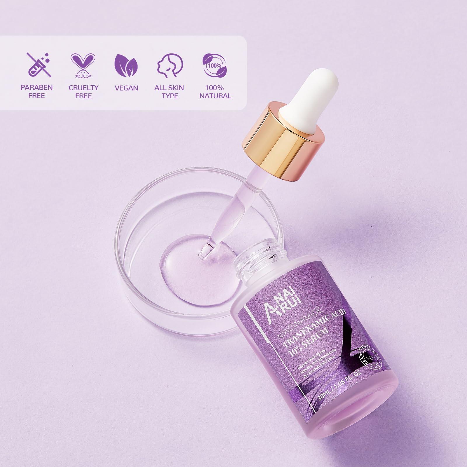 ANAI RUI ANAI RUI 10% Tranexamic Acid Serum With Niacinamide,Kojic acid, Arbutin,Ceramide, for Uneven Skin Tone 1.05 FL.Oz