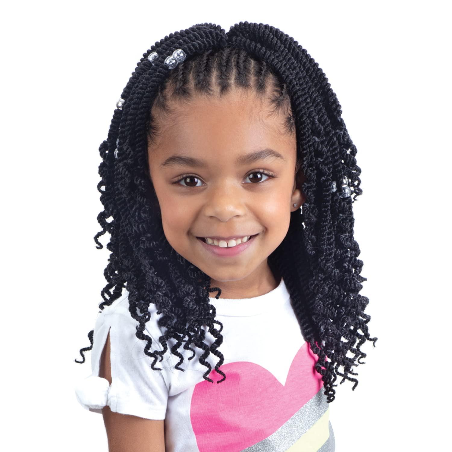 FREE TRESS FreeTress Crochet Braids 3X Kids Senegal Twist with Curls 8" (2-PACK, 30)