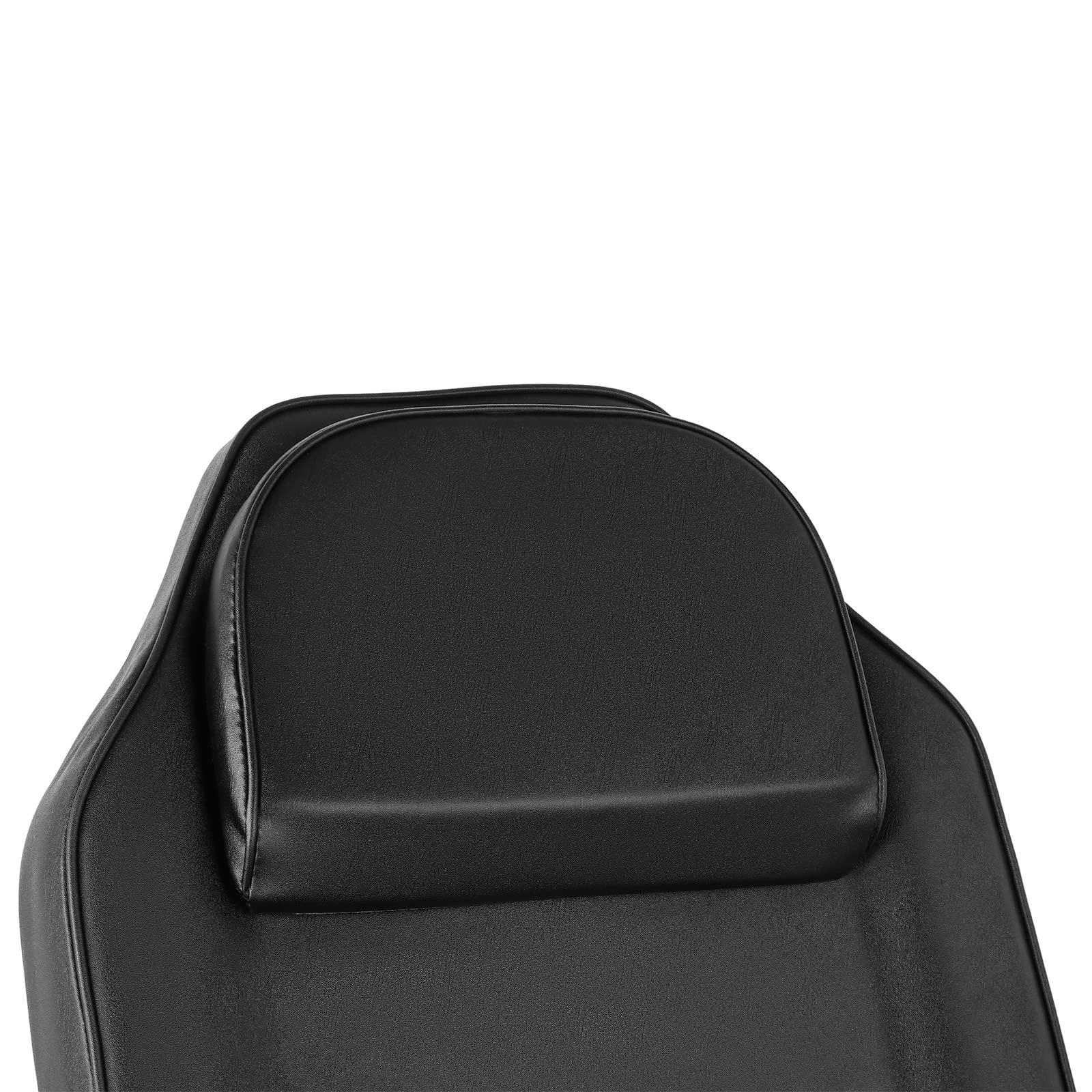 DERMALOGIC BETHANY Hydraulic Facial Chair Massage Table Lash Extension Bed Tattoo Chair Adjustable Height 23" to 29" Spa Salon Waxing Lashing Beauty Styling Studio Equipment, Black