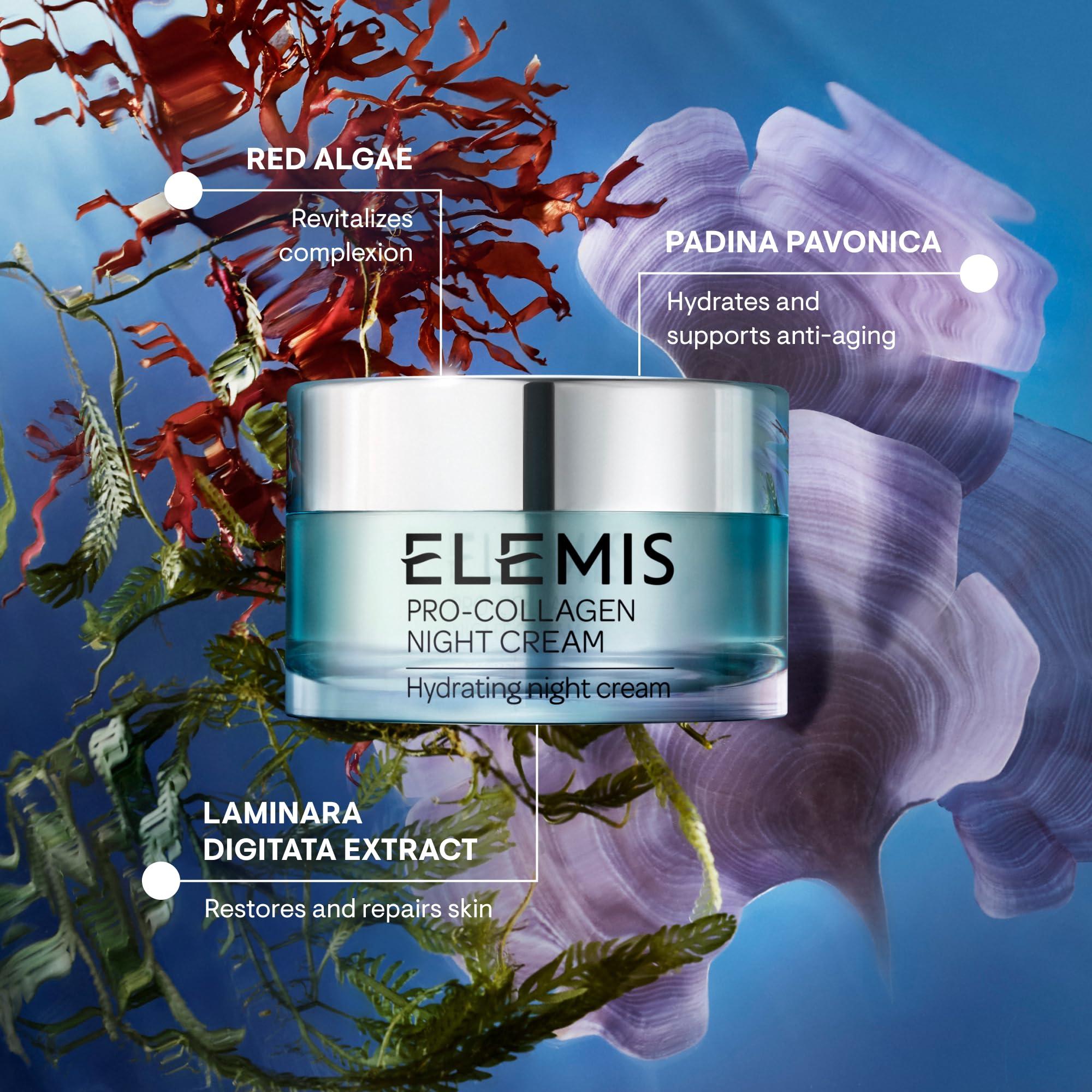 ELEMIS ELEMIS Pro-Collagen Night Cream, Moisturizer Face Cream, Hydrating Face Moisturizer for Dry Skin, Best Moisturizer for Aging Skin, Anti Aging Cream for Face, Firming Facial Cream