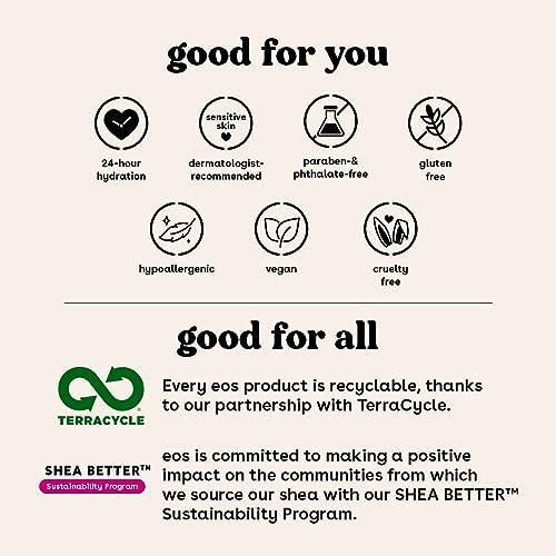 eos eos Shea Better Body Lotion- Coconut Waters, 24-Hour Moisture Skin Care, Lightweight & Non-Greasy, Made with Natural Shea, Vegan, 16 fl oz