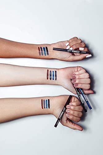 Eternal Eternal Cosmetics Automatic Water Resistant Eyeliner – Easy Glide-on for a Professional All Day Smokey or Dramatic Effect, Long Lasting and No Smudge Mechanical Eye Pencil (Deep Blue)