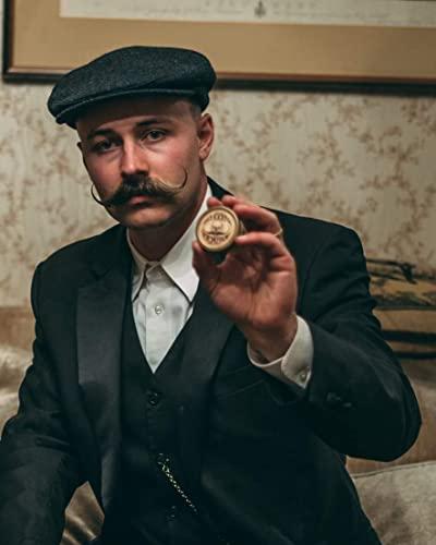 THE VINTAGE GROOMING CO. Mustache Wax Strong Hold Grooming For Men | Sudden Death Moustache & Beard Wax 1oz Tin | Perfect For Handlebar Mustaches By Death Grip | No Heat Source Required