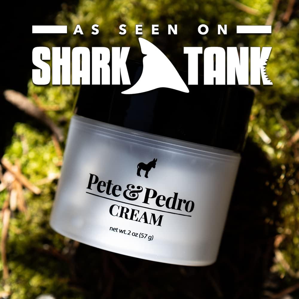 Pete & Pedro Pete & Pedro HAIR STYLING CREAM - Light Hold, Matte, Low Shine Finish Hair Product for Men, For Hairstyling Medium, Long, Wavy, Curly Hairstyles | Minimizes Frizz | Shark Tank Featured, 2 oz