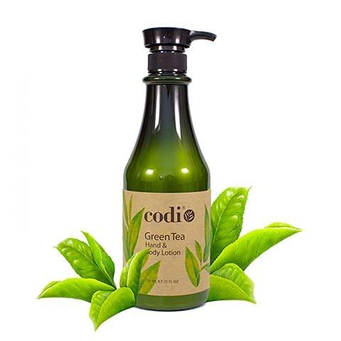 CODi Codi Green Tea Lotion - Green Tea Body and Hand Lotion for Women and Men - Green Tea Body Lotion with Wonderful Green Tea Scent - Less Greasy and Quick Absorbent - 1 750ml Bottle and 2 100ml Tubes