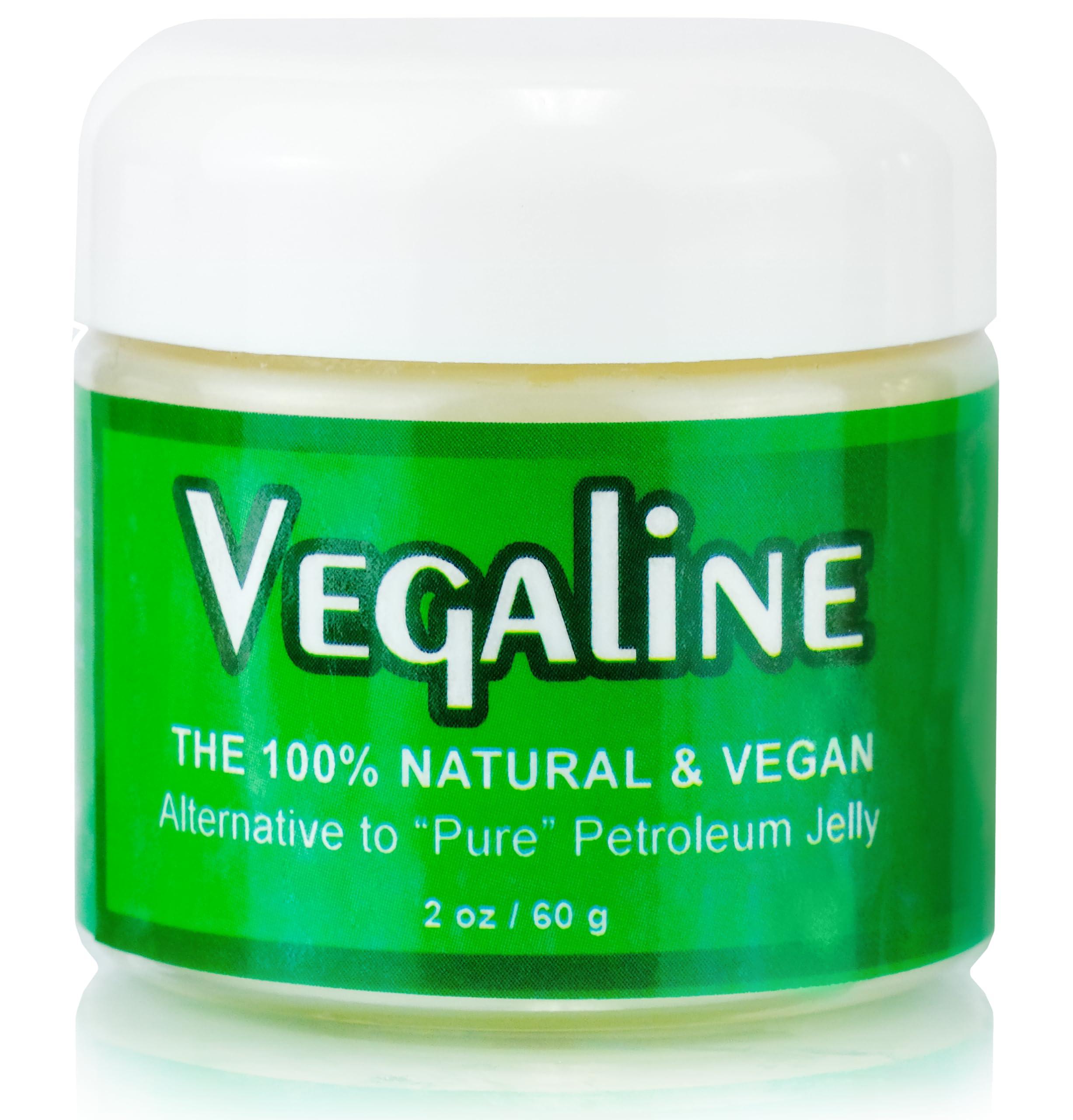 Beesaluxe Vegaline - 100% Natural, Vegan & Hypoallergenic Alternative to Petroleum Jelly - Unpetroleum - Lips, Hands, Baby, Makeup Remover and More (2 Ounce)