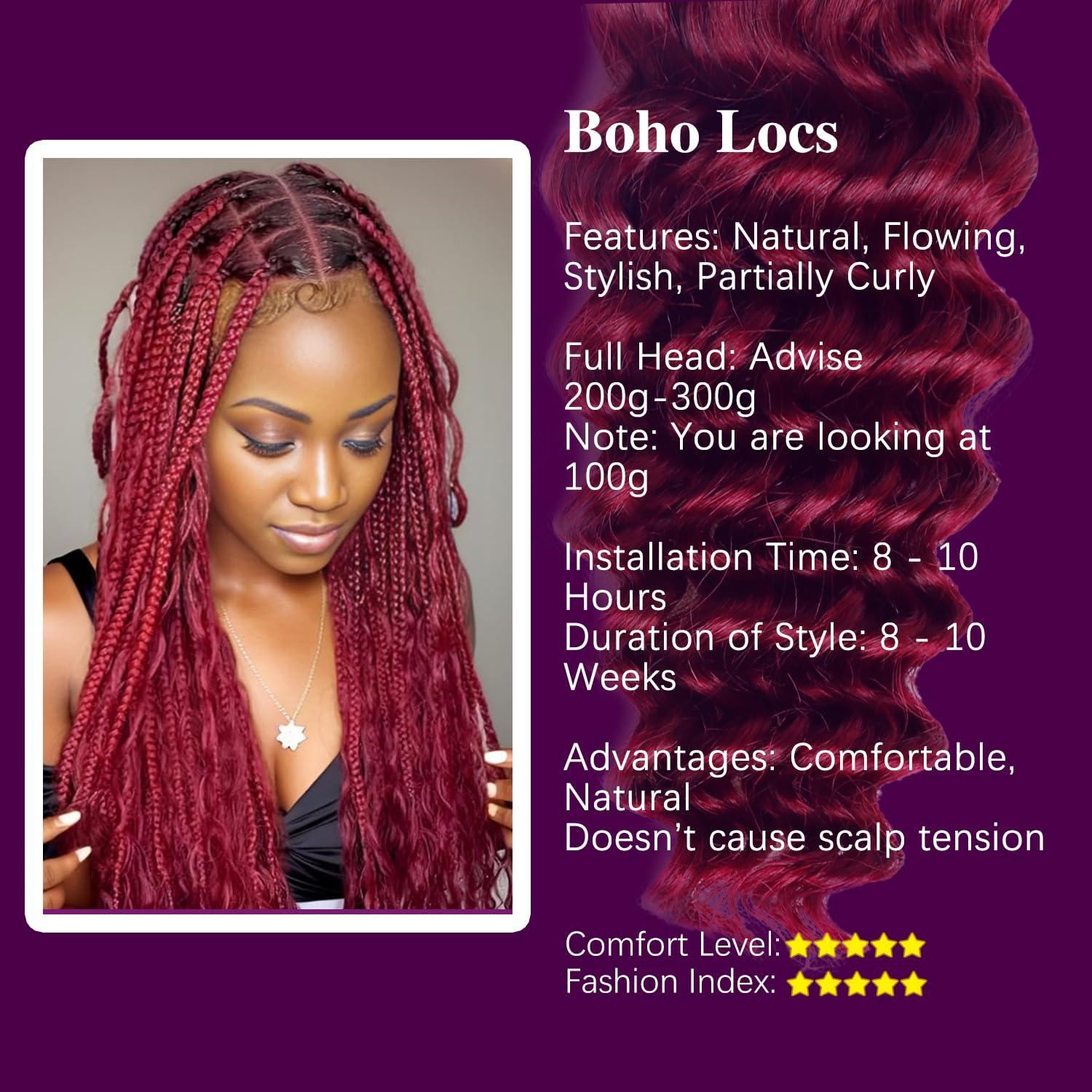 Xagujpo Human Hair Bulk For Braiding 100g/Pack 16 Inch Burgundy Deep Wave Bulk Human Hair For Braiding No Weft 99J Deep Curly Braiding Hair Extensions 100% Human Hair Bulk For Micro Braids Hair