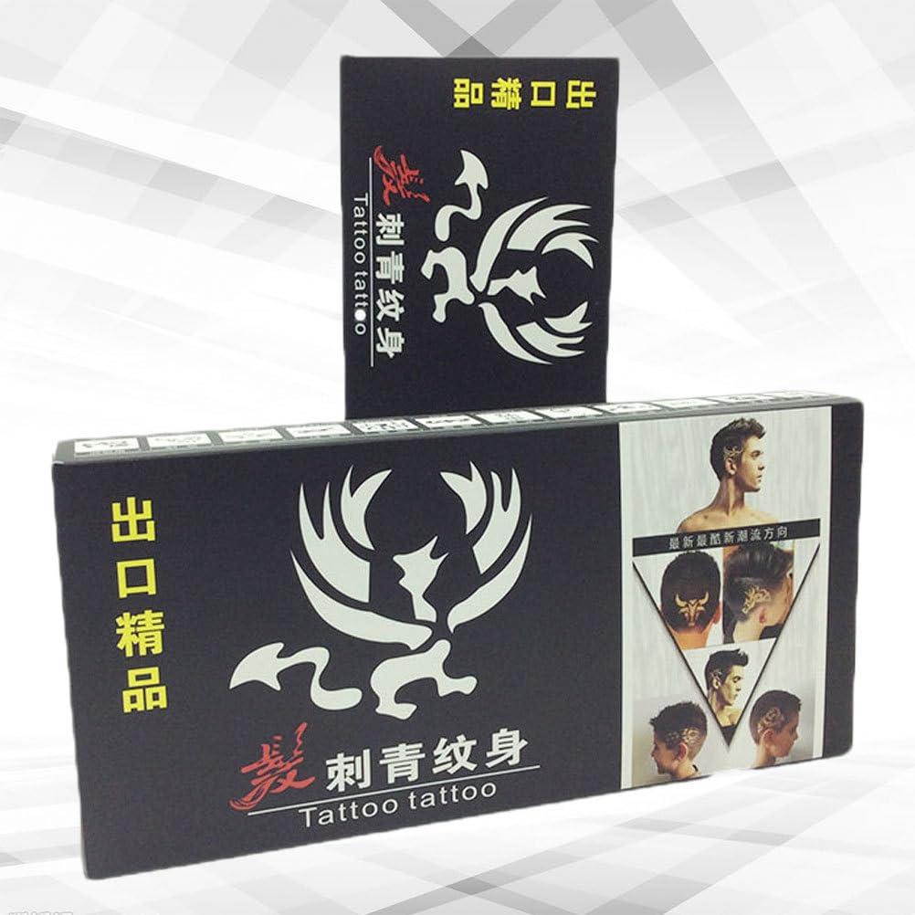 Beaupretty 1 Hair Stencils Hair Cutting Tools Hair templates Plastic Pattern Temporary Fashion Hair Styling Pattern Professional Hair Cutting kit Men Tools Seal Man Major