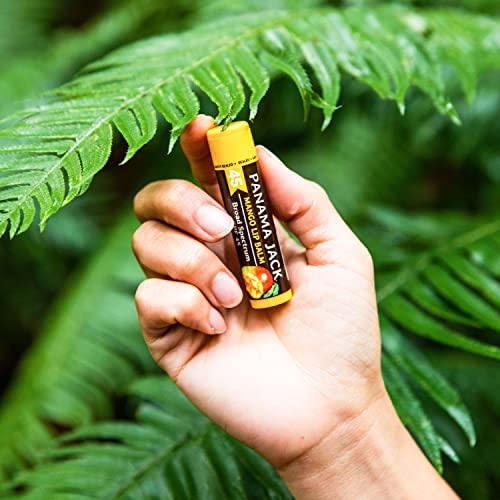 Panama Jack Panama Jack Sunscreen Lip Balm - SPF 45, Broad Spectrum UVA-UVB Sunscreen Protection, Prevents & Soothes Dry, Chapped Lips, Mango, 2-pack