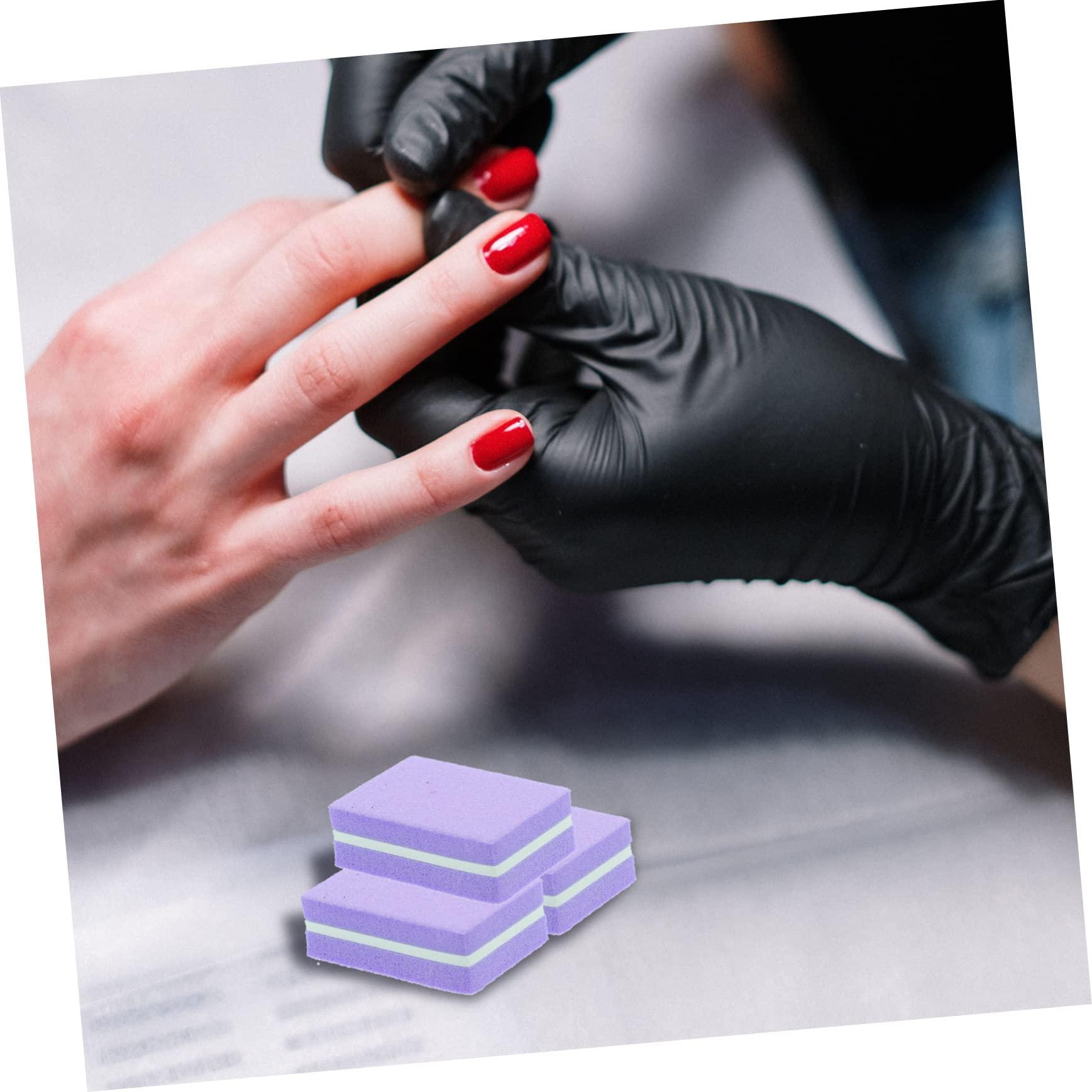 PLAFOPE PLAFOPE Professional Manicure Kit 50pcs Nail File Buffer Block Sponge Nail Buffers Fingernail Files Buffer Nail Buffing Block for Acrylic Nails