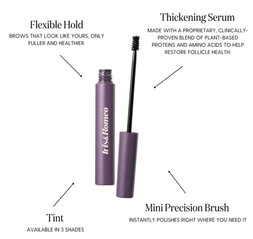 IRIS&ROMEO IRIS&ROMEO Brow Up Thickening Brow Balm - Cool Blonde