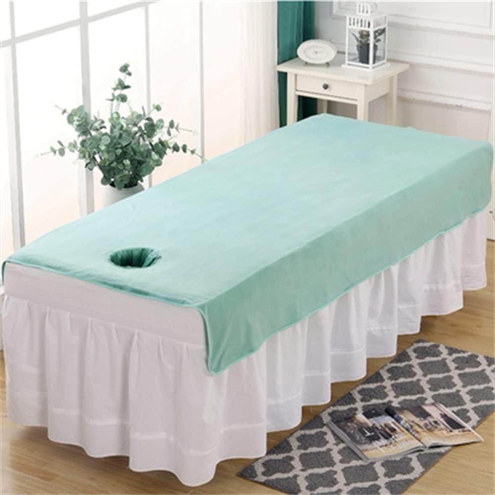 NinthAvenue Basics SPA Massage Table Cover Mat Breathable Massage Table Sheet Set Fully Wrap Around Sides Beauty Salon Bed Sheets Washable SPA Salon Table Cover Pure Color For Massage Tables And Spas-F 47x75inch(120x190
