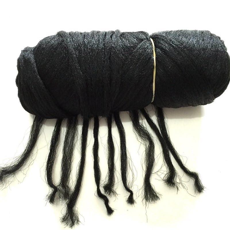 HUFFA HUFFA 14 Bundles 70g Per Bundle Brazilian Wool Hair Low Temperature Flame Retardant Synthetic Fiber for Braiding(Blue)