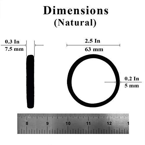 AwEx AwEx Extra Large,7 inches (180 mm),Seamless Hair Bands,30 PCS, No Break,Long Hair Ties,XL Hair Elastics,X-Large Ponytail Holder
