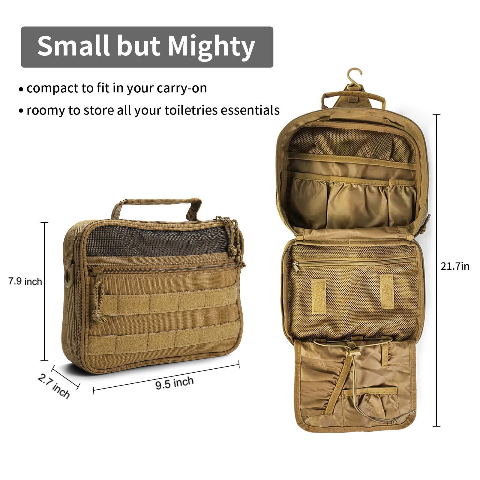 SMONT SMONT men\'s toiletry travel bag shaving kit bag for men travel