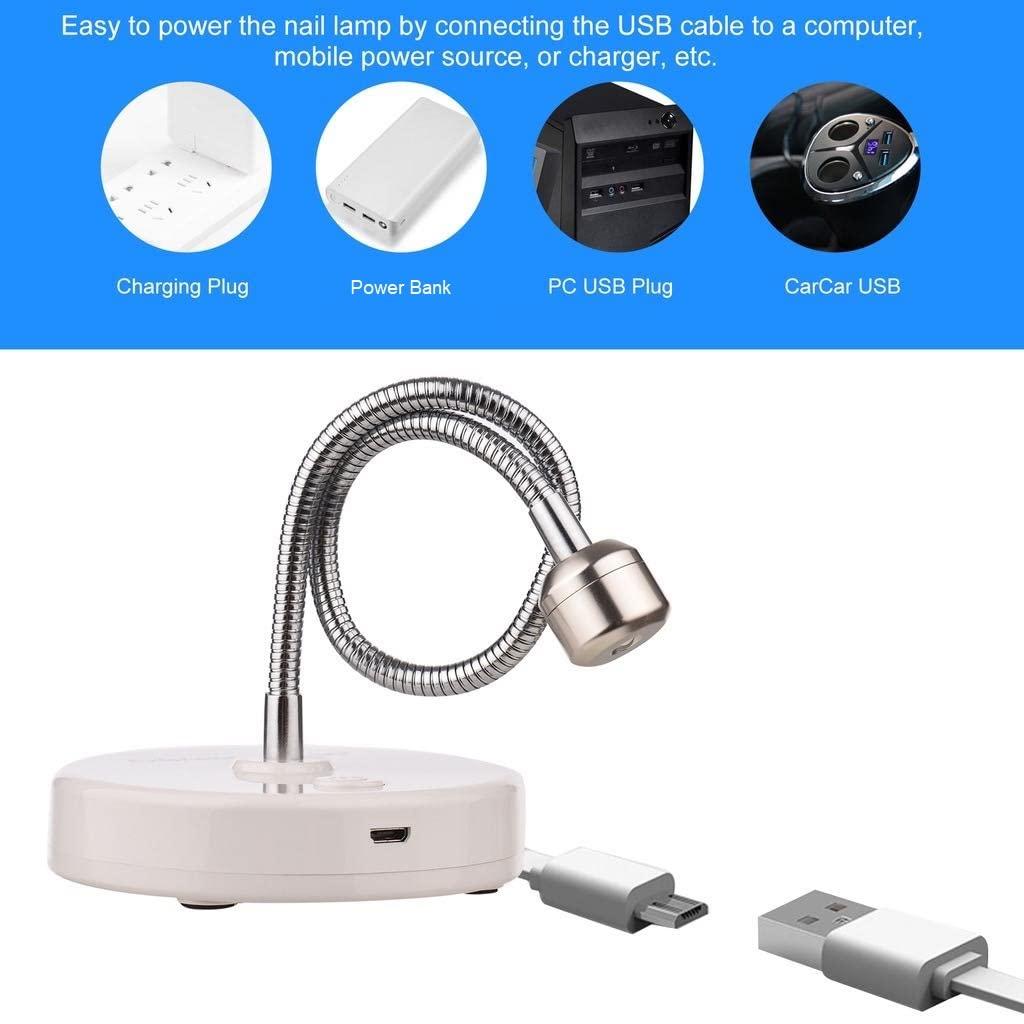 E-pock Nail Art Lamp, Professional UV LED Light for Gel Nails, Rechargeable Cordless Gel Nail Lamp with Touch Switch Adjustable Angle for Nail Extension, Flash Curing Light for Nail Art