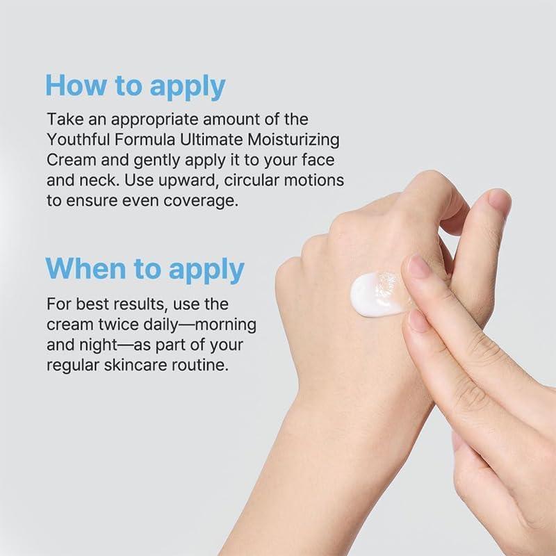 Generic Youthful Formula Ultimate Moisturizing Cream, Nida Youthful Formula Moisturizing Cream, Ultimate Moisturizing Cream, Nida Crema Coreana, Calming Face Moisturizer, Repairing Face Moisturizer (3)