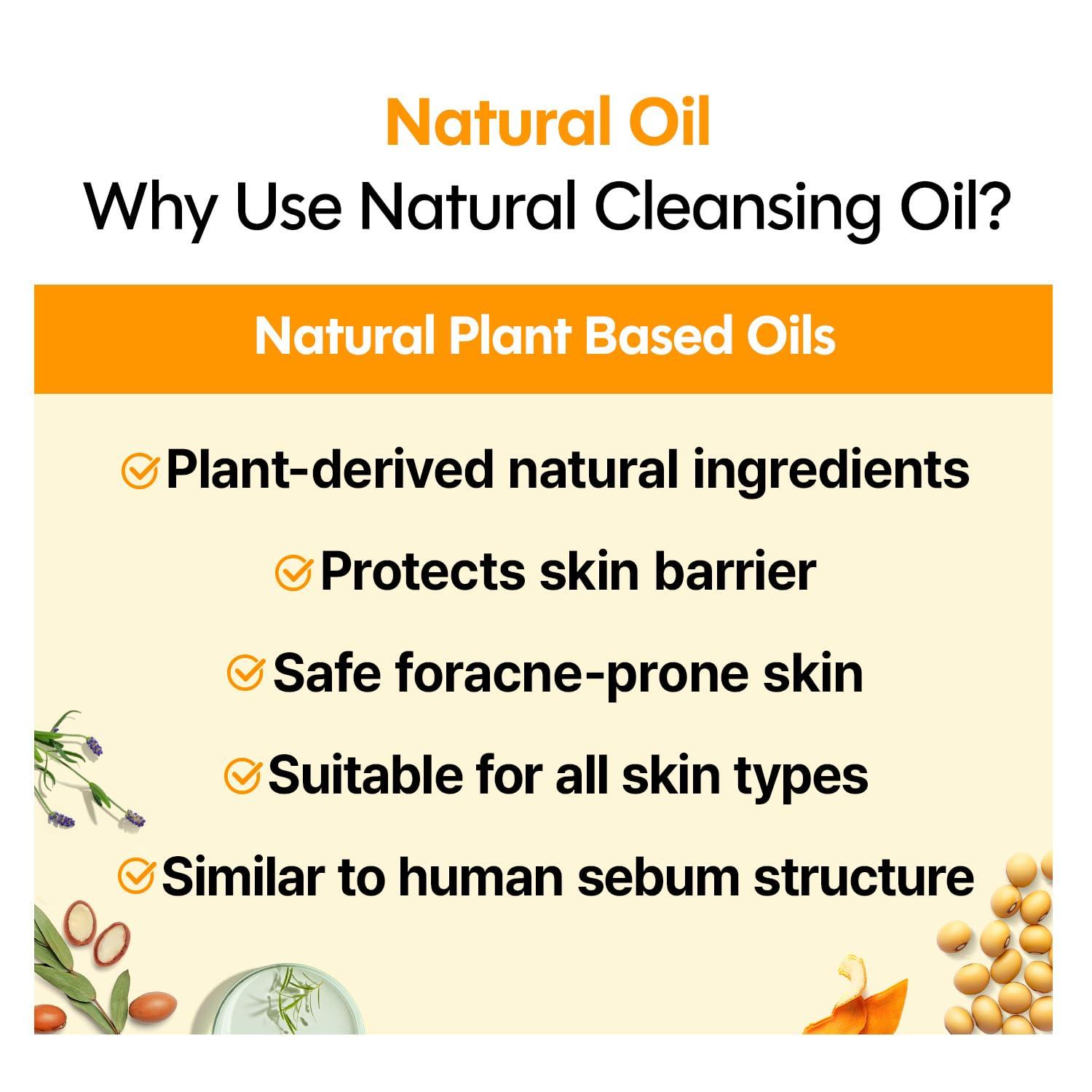 MA:NYO MANYO FACTORY Pure Cleansing Oil 6.7 fl oz (200ml) Korean Facial Cleanser, Blackhead Melting, Daily Makeup Removal with Argan Oil, for Women
