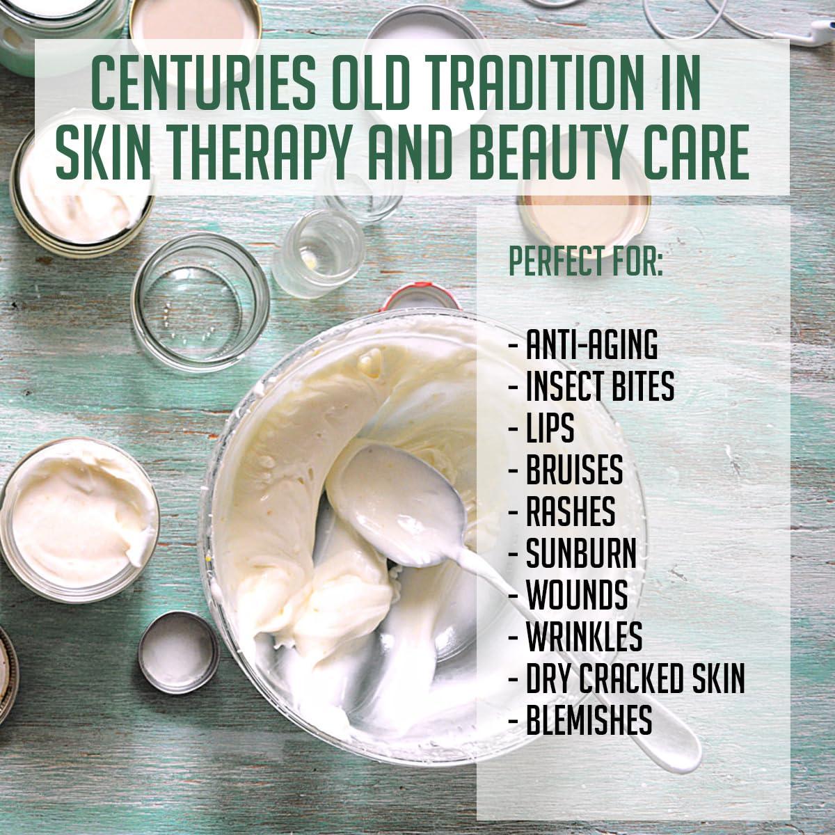 era of nature era of nature Organic Unrefined Raw AFRICAN IVORY WHITE SHEA BUTTER, for Anti Aging Dry Skin Base Beauty, Use Alone or in DIY Body Butters, Soaps, Lotions and lip balm - (Ghana) (2lb)