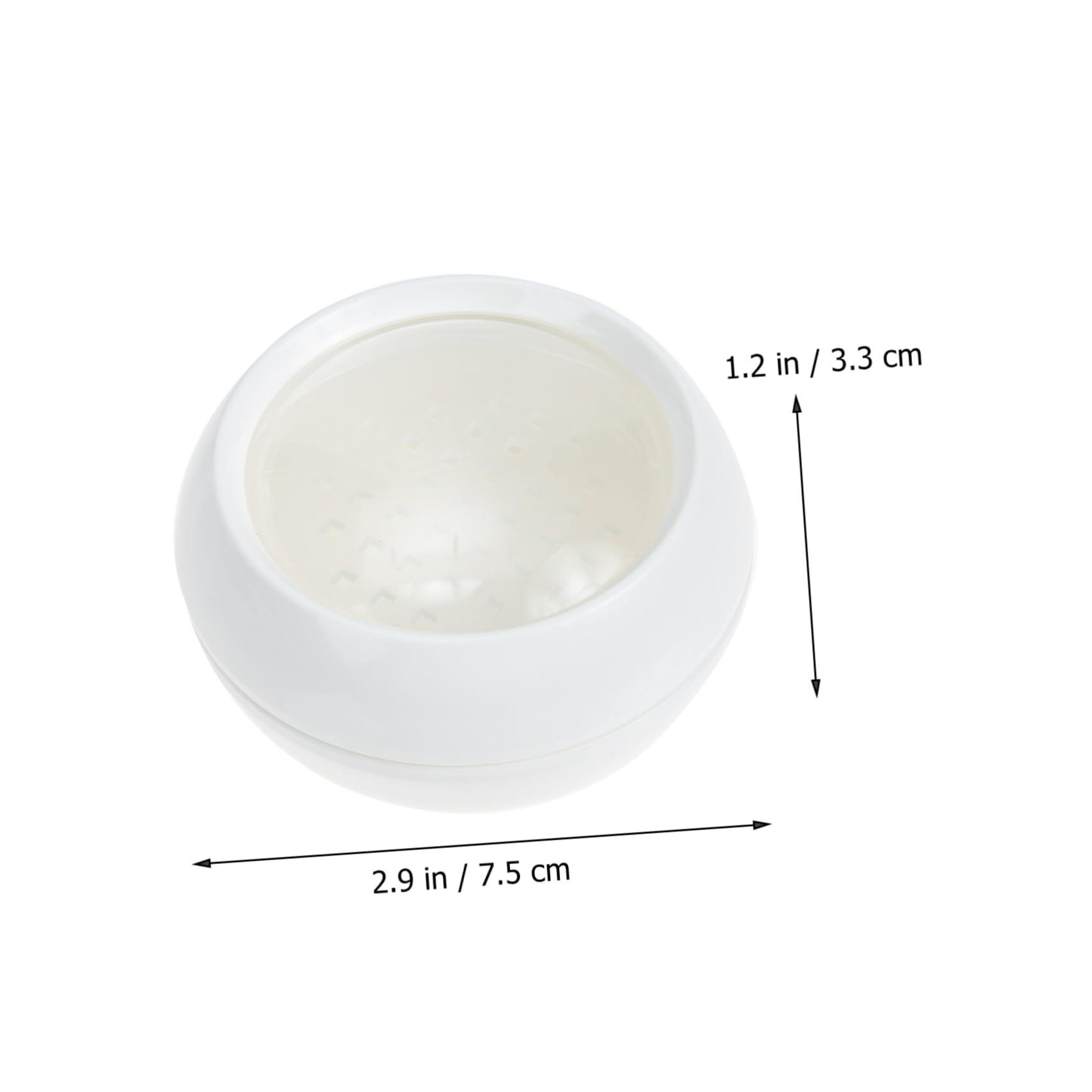 Mikinona Mikinona Portable Empty Loose Powder Container for Makeup 50g Talcum Powder Box for Women Ideal for Travel and Daily Use No Puff Included