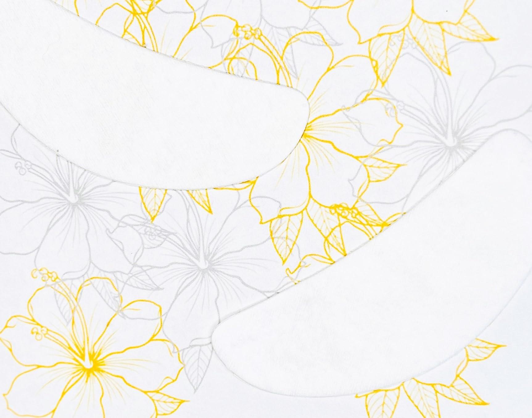 Leisure Leisure Breast Sweat Pads, 100% Cotton Disposable Under Breast Liner, 10 Pieces (Non-Adhesive) (Medium), White