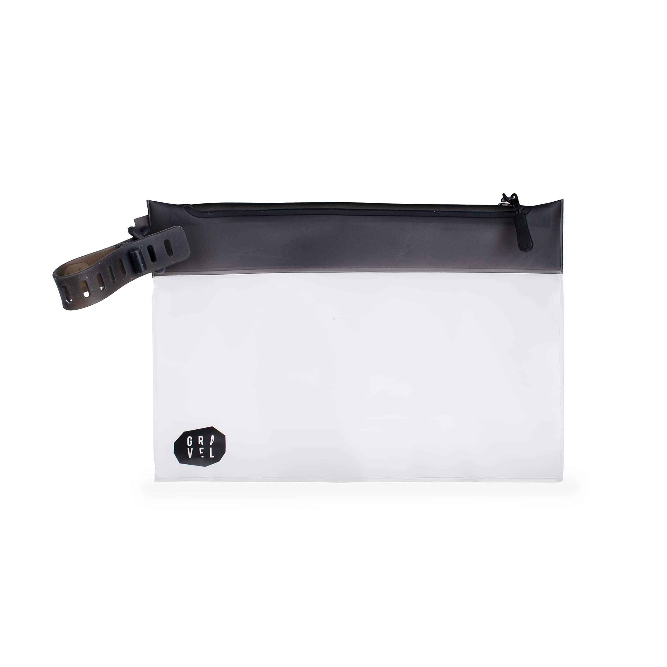 Gravel Gravel The Pouch | TSA Approved Clear Travel Toiletry Bag | Quart Size for Men & Women