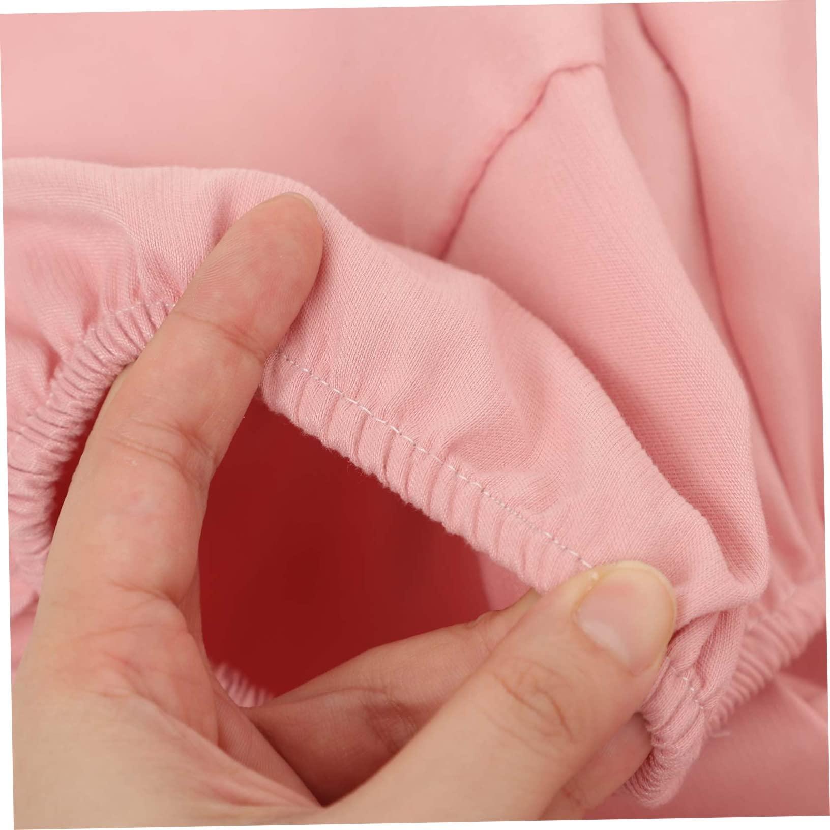 NOLITOY NOLITOY Massage Bed Cover Salon Bed Sofa Covers Table Cover for Massage Bed Stretch Sofa Cover Massage for Bed Massage Couch Cover Massage Table Blanket Pink Knitted Cotton Spa Accessories