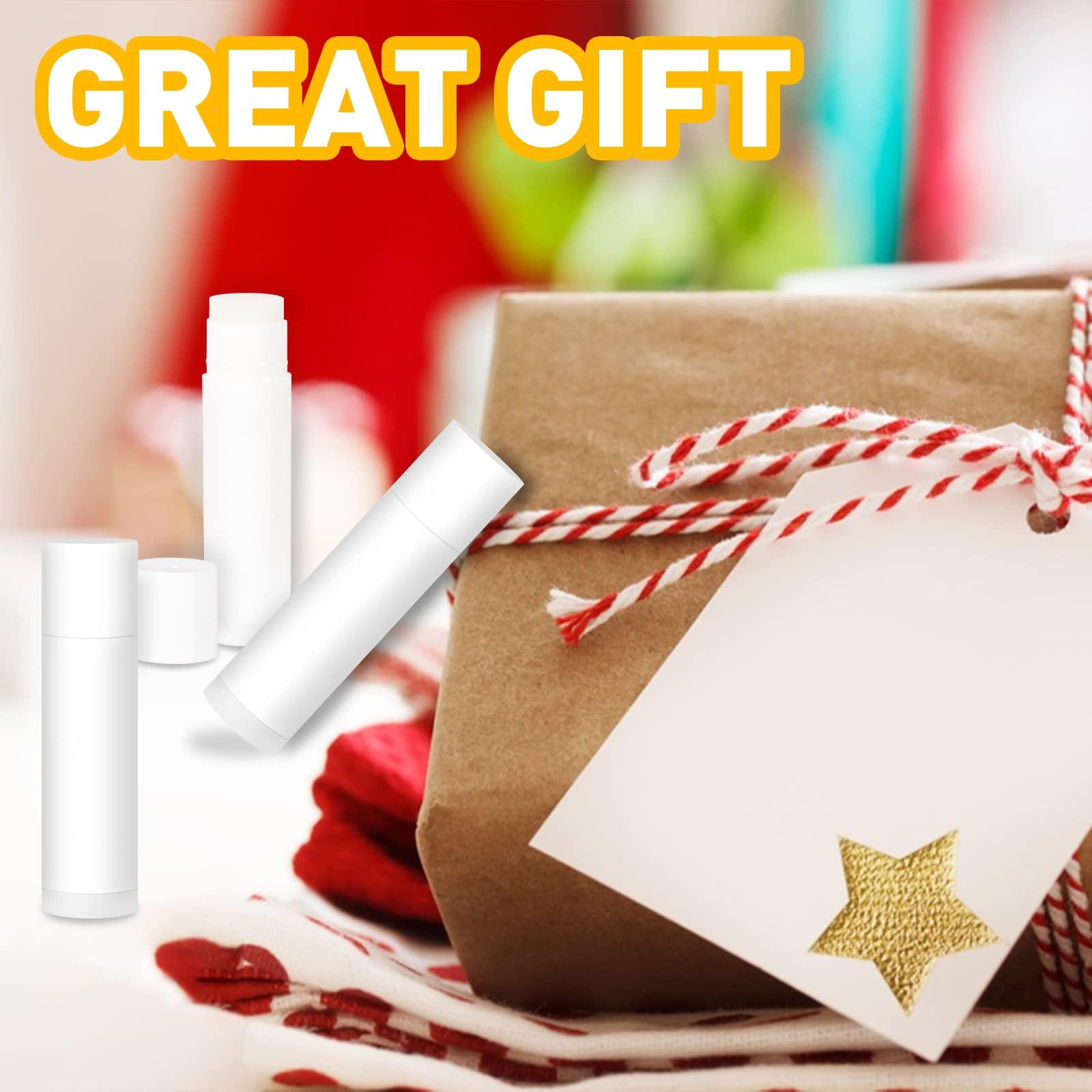 Dmsky DMSKY Lip Balm Bulk Unlabeled 200 Pack, Natural Ingredients Vitamin E Shea Butter, Custom Chapstick Bulk For Party Favors & Wedding Favors