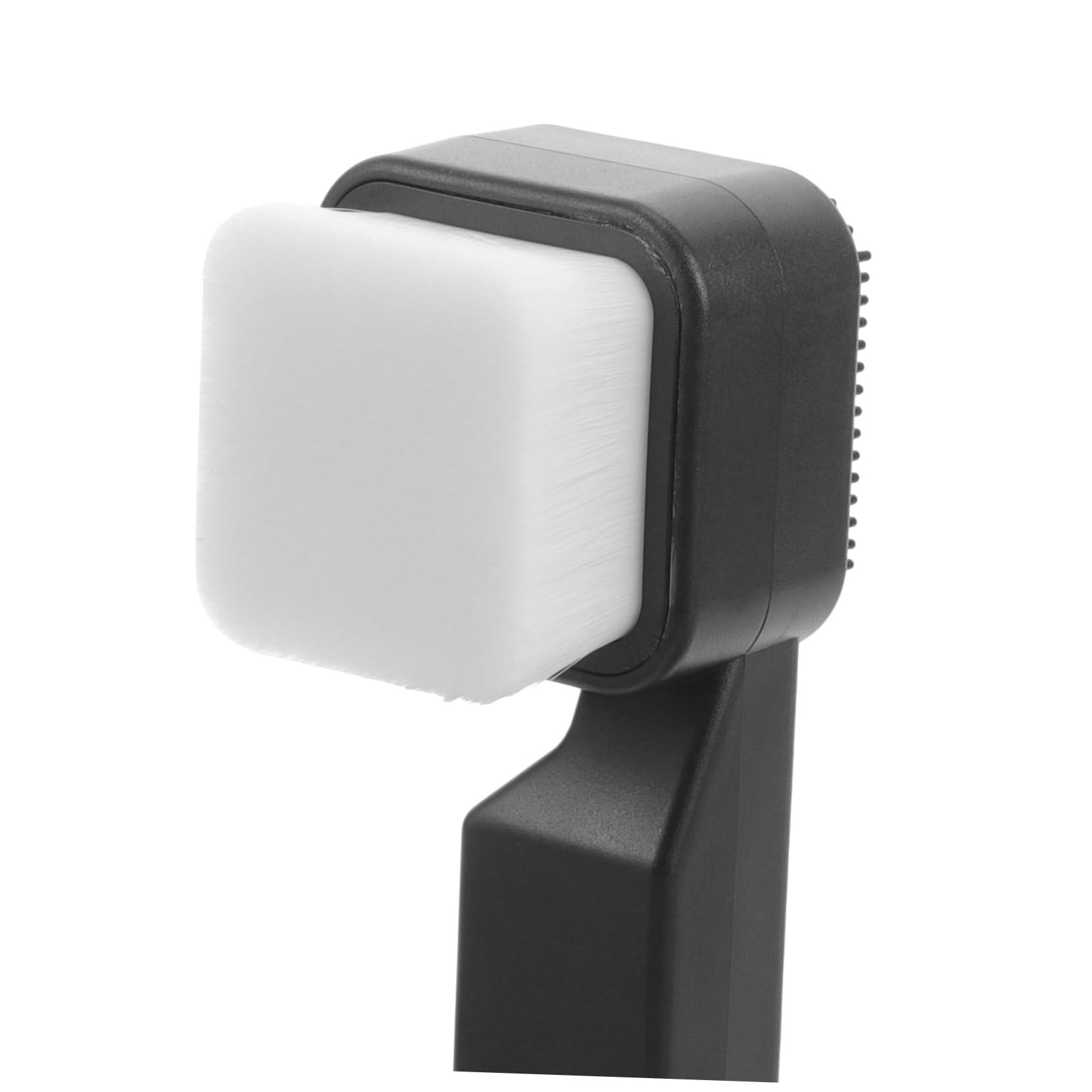 OSOLADY OSOLADY Square Facial Cleansing Brush Face Scrubber Men Face Exfoliator Face Scrub Brush Handheld Facial Brush Facial Scrubber Face Cleansing Brush Exfoliator Face Washer Black