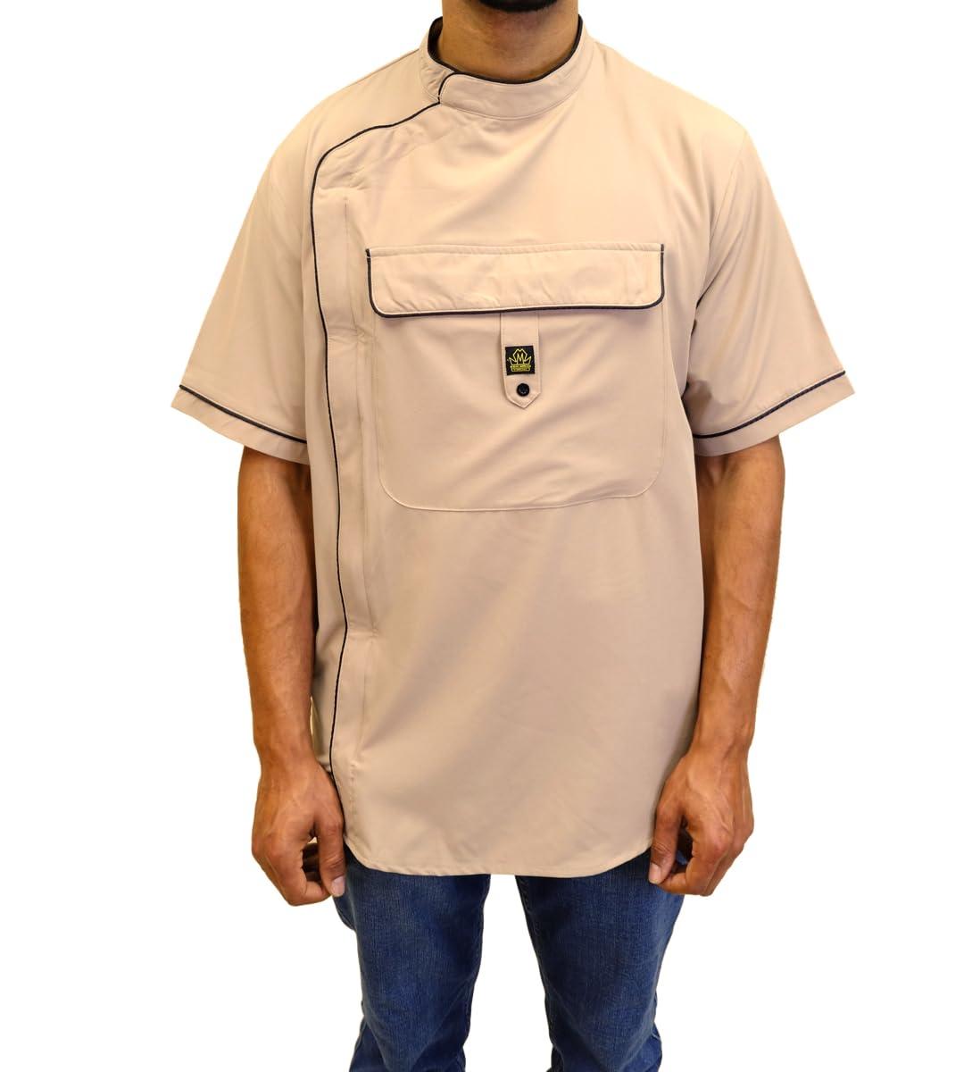 Generic Generic Barber Smock Professional Barber Jacket For Men King Midas Empire (Medium)