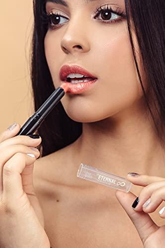 Eternal Eternal Long Lasting, Moisturizing Lipstick with Vitamin E – Professional Luxury Collection with Strong Pigments – Creamy, Semi Matte Finish, Longwear, Modern Colors and Shades (Temptation)