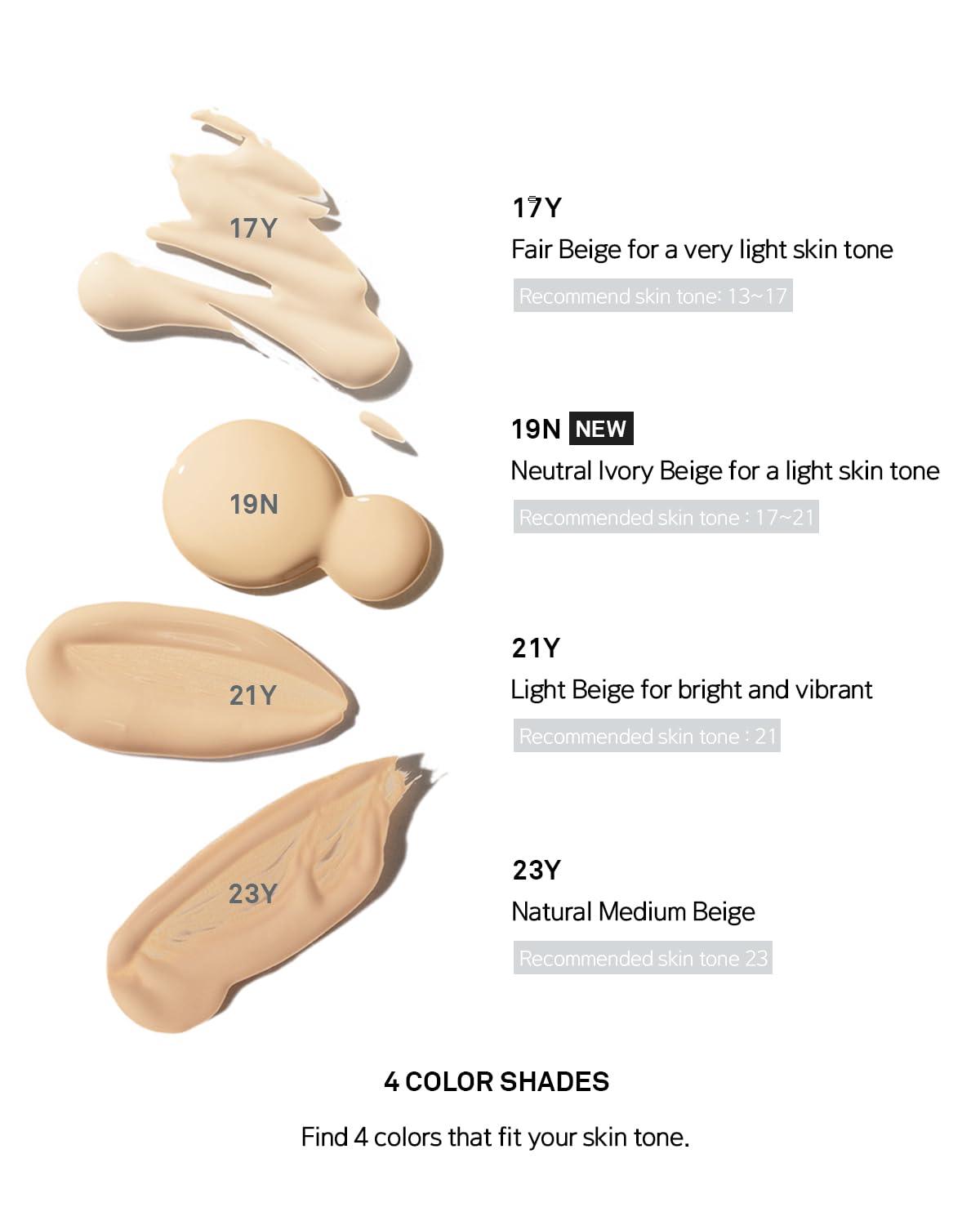 NAMING NAMING Layered Fit Cushion SPF 50+ PA+++ | Natural Glow, Long-lasting, Skin Fit Cushion, 12g (17Y)