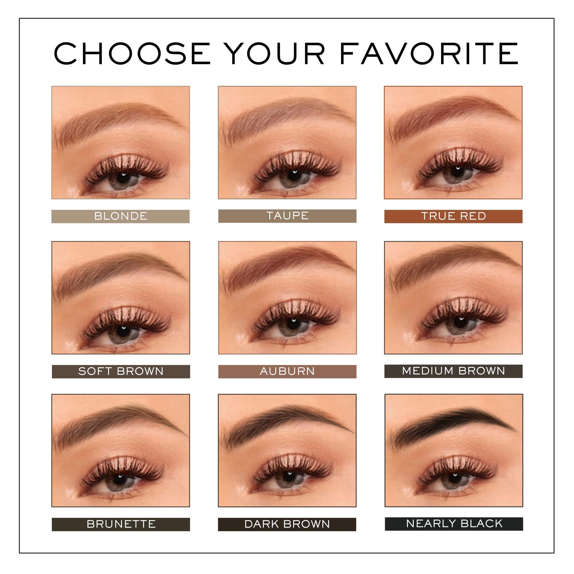 MADLUVV MADLUVV Brow Stamp Refill* - Color Stamp for Brows & Root Touch Up for Women & Men, Instantly Conceal Hair Loss, Grey Hair, Thinning Hair with Stain-Proof/Smudge-Proof Powder Formula (Auburn)