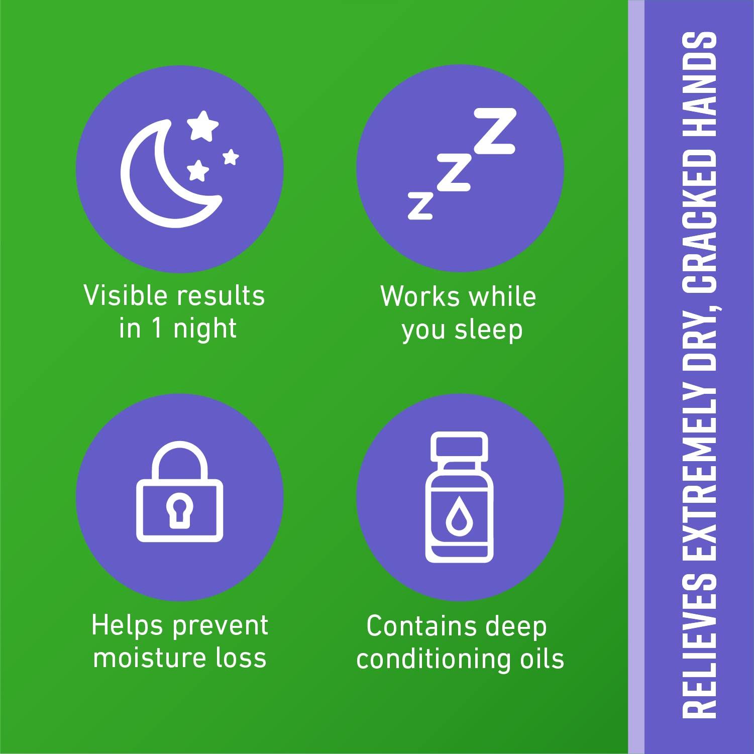 O'Keeffe's O'Keeffe's Working Hands Night Treatment Hand Cream, 3 oz Tube, (Pack of 1)