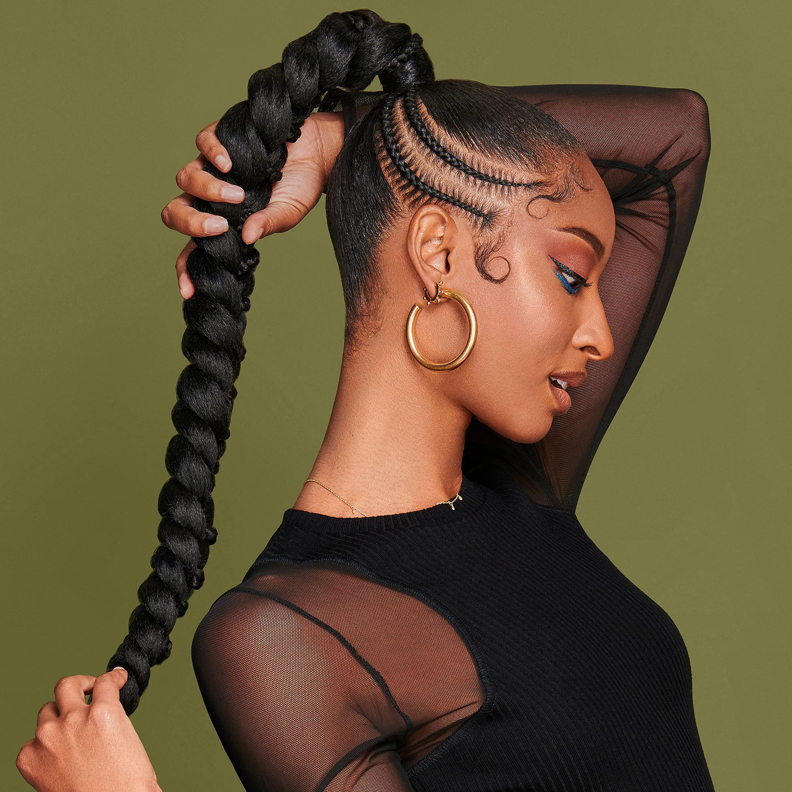 African Pride African Pride Olive Miracle Non-Flaking Foam Setting Hair Mousse (3 Pack), Long-Lasting Frizz & Shine Control for Curls, Braids, Weaves, Wigs, Waves & Wraps, 8.5 oz