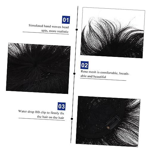 CALLARON CALLARON Black Wig Womens Headbands Mens Headband Black Mens Wig Male Hair Wigs Men Full Wig Black Male Wig Hair Replacement Wig for Daily Wear Party Womens Headbands Mens Headband Afro Wig