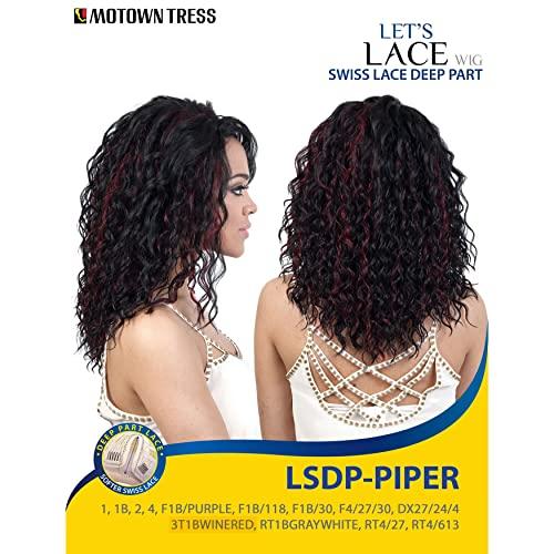 Motown Tress Motown Tress (Lsdp-fara) - Heat Resistant Fiber Swiss Lace Front Wig in PLATINUM
