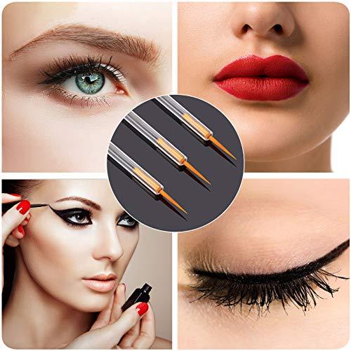 EBOOT eBoot 100 Pack Disposable Eyeliner Brush Applicator Cosmetic Eye Wands Makeup Tool (Clear)