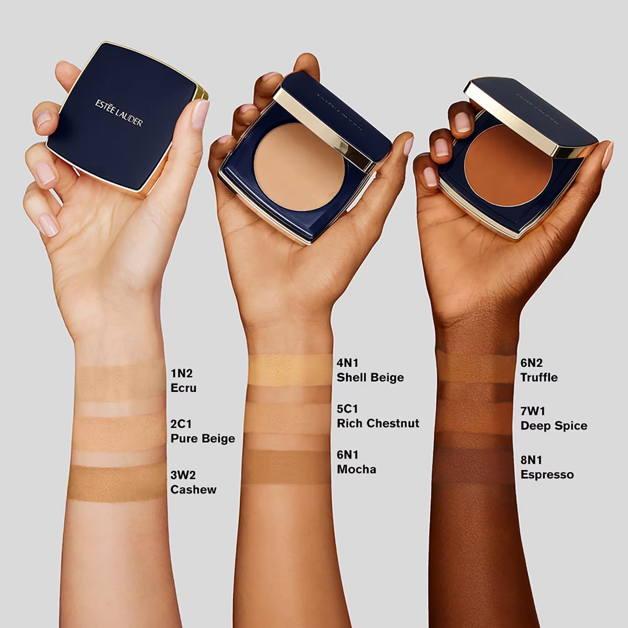 Este Lauder Este Lauder Double Wear Stay-in-Place Matte Refillable Powder Foundation 5W2 Rich Caramel