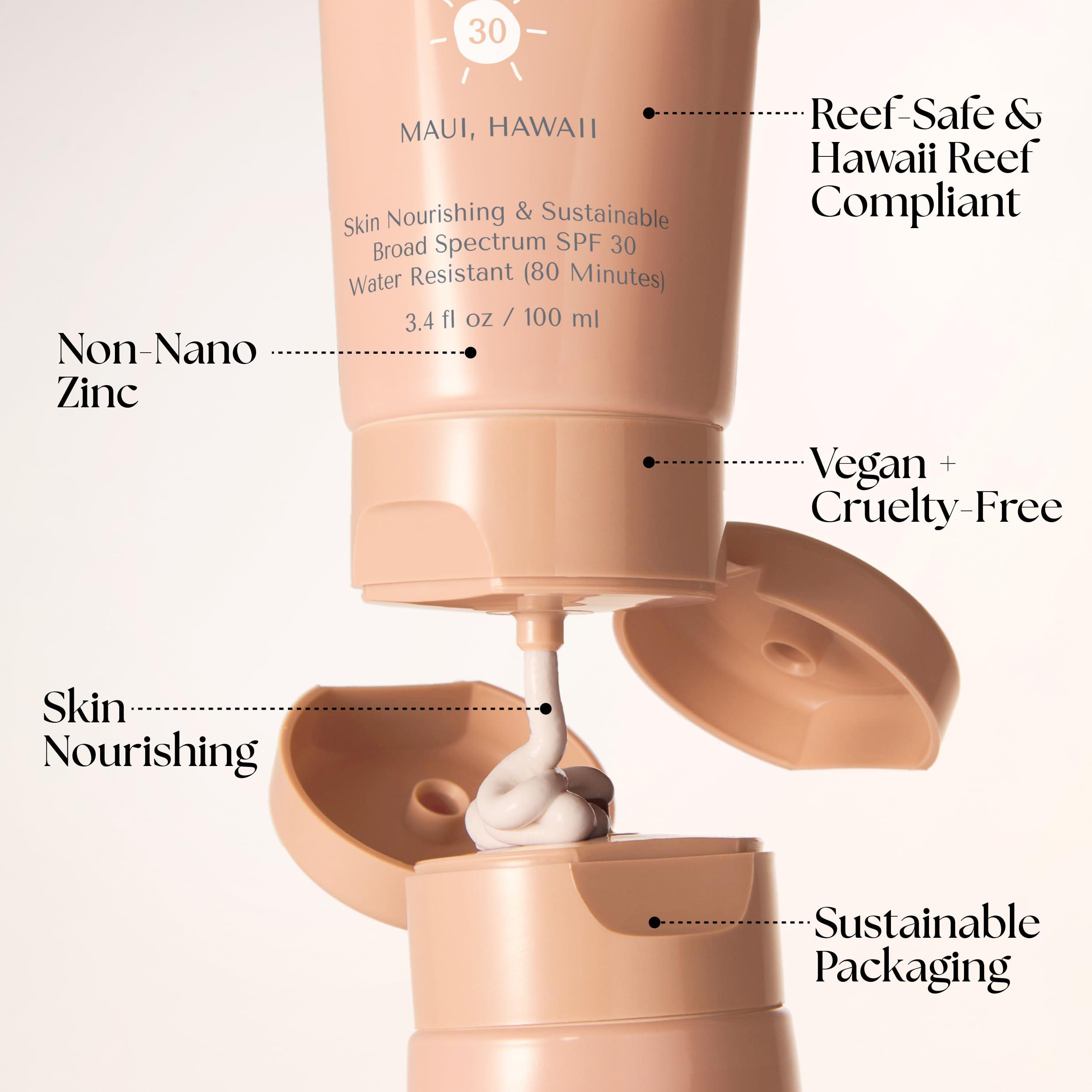 Project Reef Project Reef SPF 30 Mineral Sunscreen & After Sun Coolting Lotion w/Organic Aloe Vera Bundle - Vitamin E, Shea Butter, Natural Aftersun Care