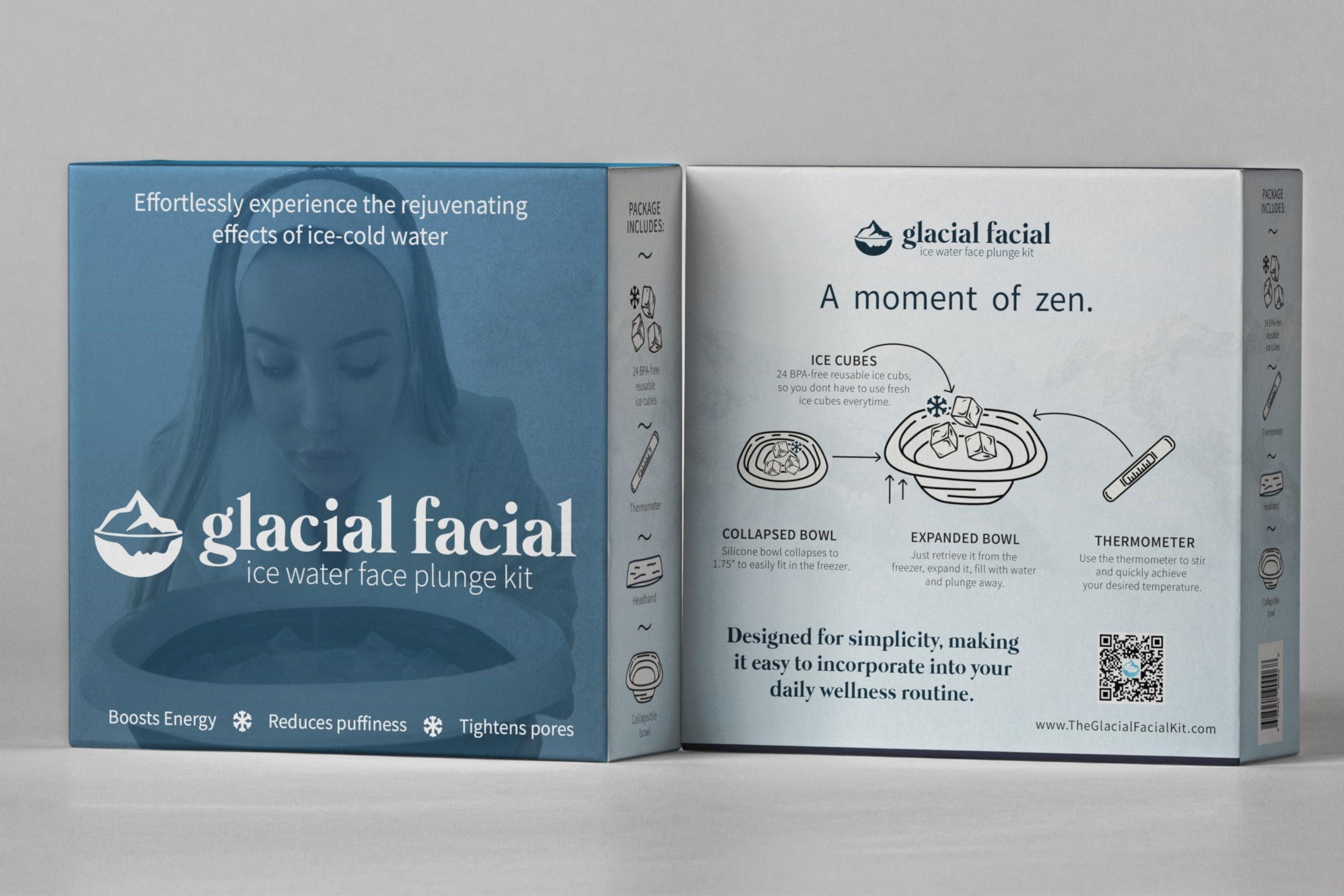 Generic Glacial Facial Ice Water Face Plunge Kit, Chemical Free, Face Mask Alternative For Smooth skin