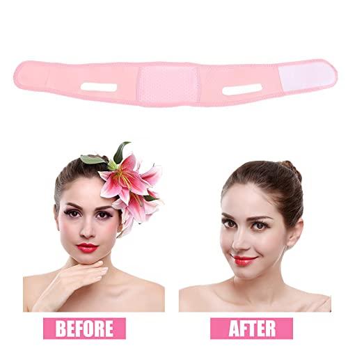 YUYTE Women's Double Chin Girdle, Slimming Face Facial Slimming Slimming Face Mask Slimming Mask Bandages V Face Strap Face Lift