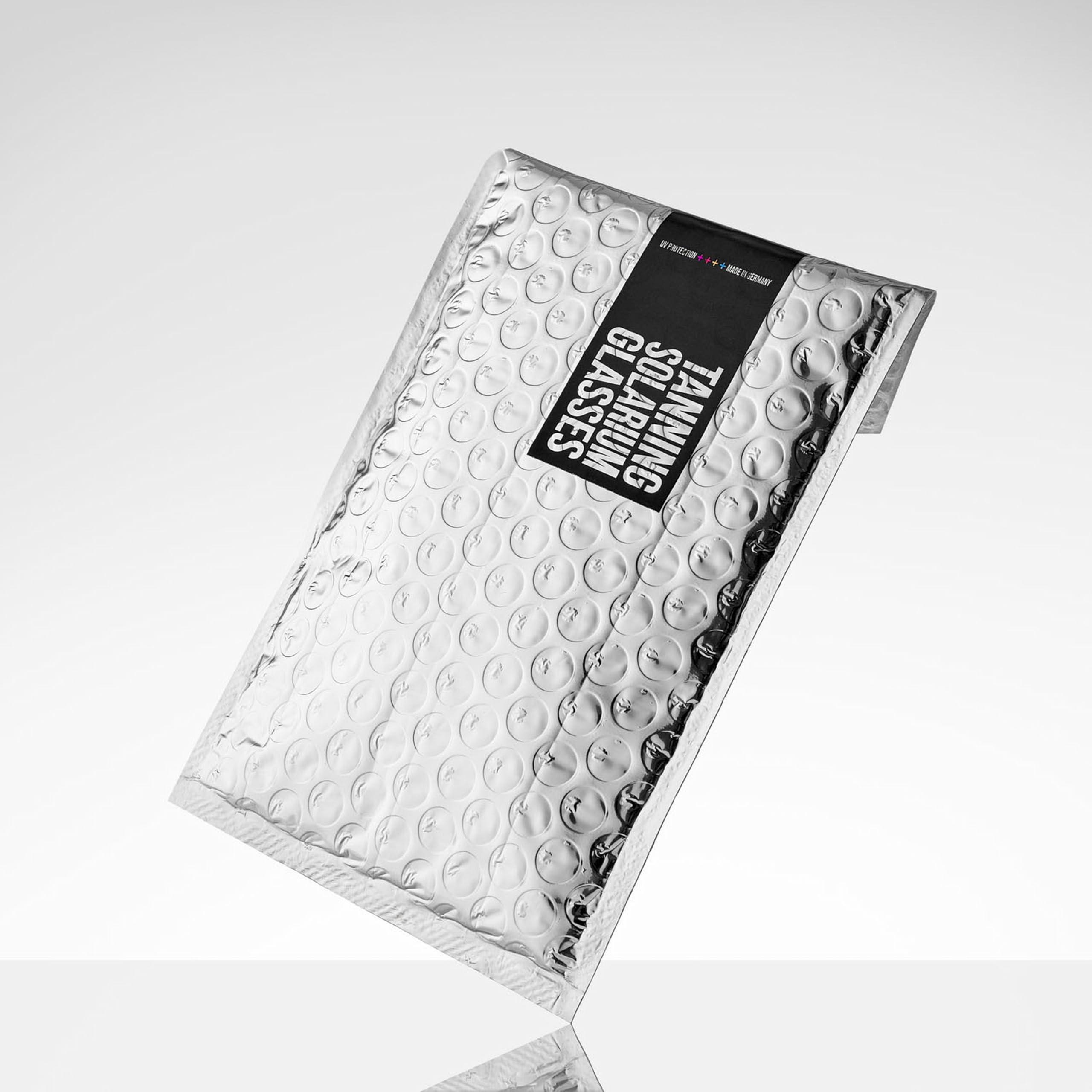 Schmerler Schmerler Tanning Glasses, Flexible Tanning Goggles Eye Shields, UV Eye Protection Sunglasses for Tanning in the Solarium, Individual Tanning Sun Bed Goggles, The Shades, Elastic Band, Red