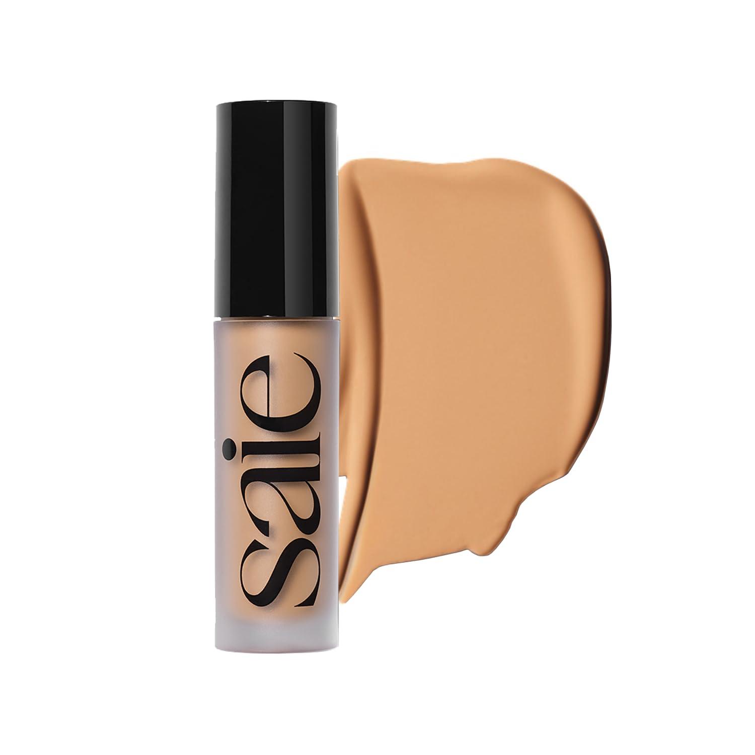 Saie Saie Slip Tint Radiant Cream Concealer & All-Over Face Makeup - Concealer for Dark Circles, Redness & Blemishes - Lightweight Makeup Made with Hydrating Hyaluronic Acid - Shade 12 (0.17 oz)