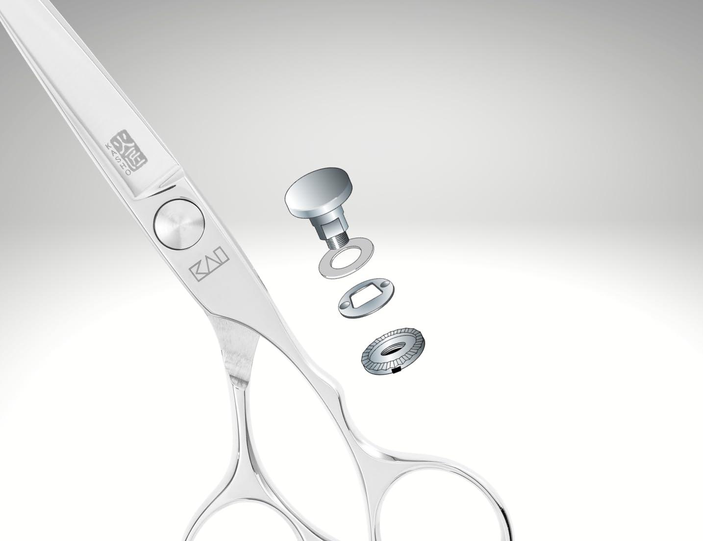 Generic Kasho Chrome (KCR) Offset Shear/Scissor 6.0 Offset Handle Japanese High End Beauty